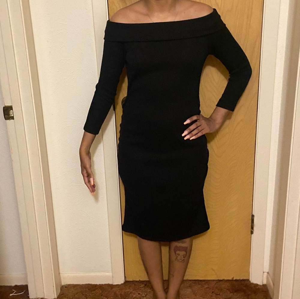Gap sweater dress black